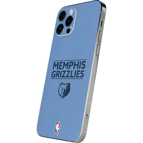 NBA Memphis Grizzlies Standard - Light Blue iPhone 12 Pro Skin