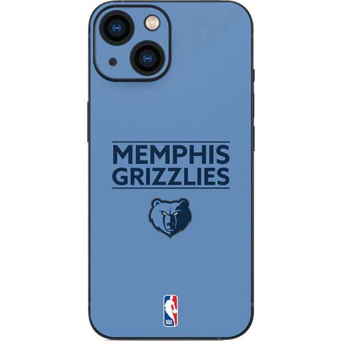 NBA Memphis Grizzlies Standard - Light Blue iPhone 13 Mini Skin