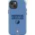NBA Memphis Grizzlies Standard - Light Blue iPhone 15 Impact Case