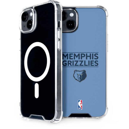 NBA Memphis Grizzlies Standard - Light Blue iPhone 15 Plus MagSafe Case