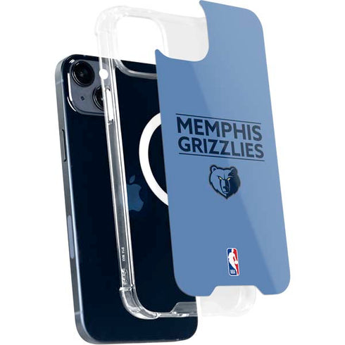 NBA Memphis Grizzlies Standard - Light Blue iPhone 15 Plus MagSafe Case