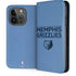 NBA Memphis Grizzlies Standard - Light Blue iPhone 14 Pro Folio Case