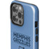 NBA Memphis Grizzlies Standard - Light Blue iPhone 14 Pro Impact Case