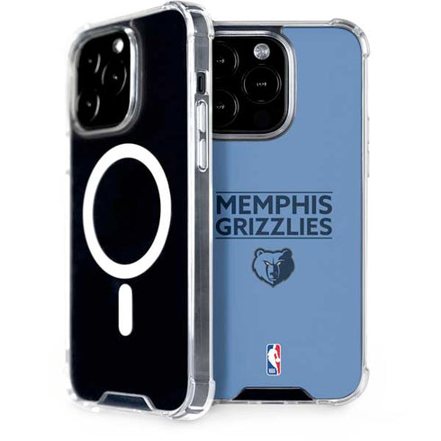 NBA Memphis Grizzlies Standard - Light Blue iPhone 15 Pro MagSafe Case