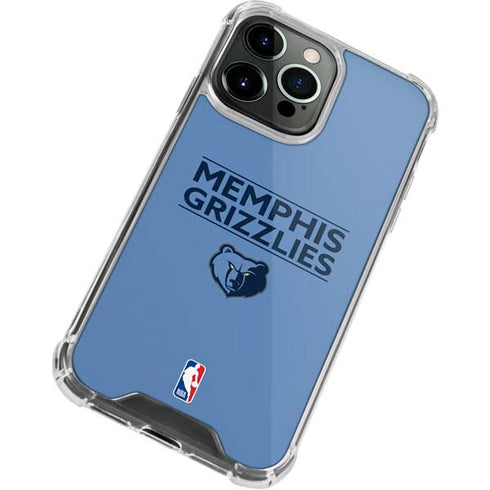 NBA Memphis Grizzlies Standard - Light Blue iPhone 15 Pro Max Clear Case