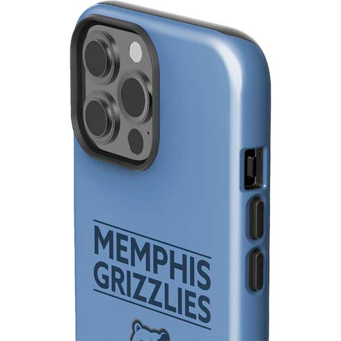 NBA Memphis Grizzlies Standard - Light Blue iPhone 15 Pro Max Impact Case