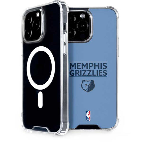 NBA Memphis Grizzlies Standard - Light Blue iPhone 15 Pro Max MagSafe Case
