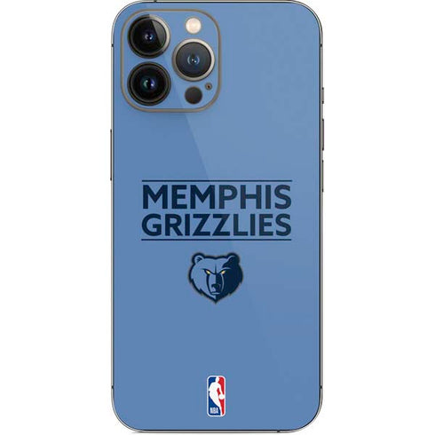 NBA Memphis Grizzlies Standard - Light Blue iPhone 14 Pro Max Skin