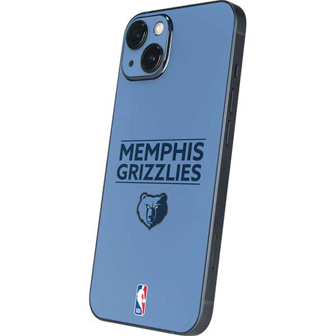 NBA Memphis Grizzlies Standard - Light Blue iPhone 14 Skin