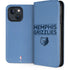 NBA Memphis Grizzlies Standard - Light Blue iPhone 15 Folio Case