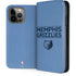 NBA Memphis Grizzlies Standard - Light Blue iPhone 15 Pro Max Folio Case