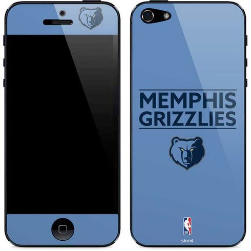 NBA Memphis Grizzlies Standard - Light Blue iPhone 5/5s/5SE Skin