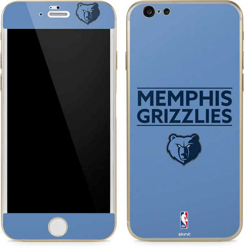 NBA Memphis Grizzlies Standard - Light Blue iPhone 6/6s Skin