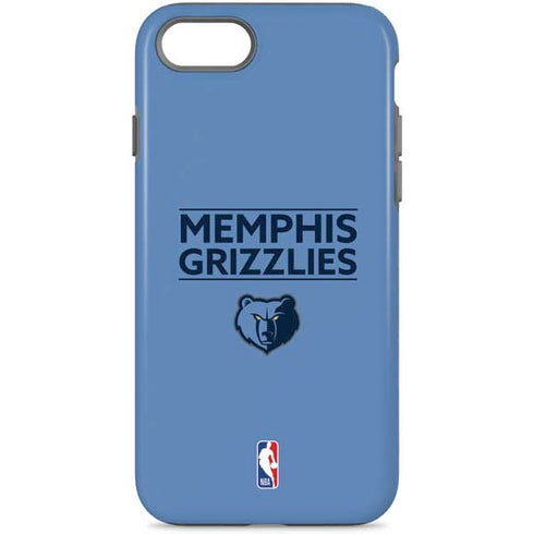 NBA Memphis Grizzlies Standard - Light Blue iPhone 8 Pro Case