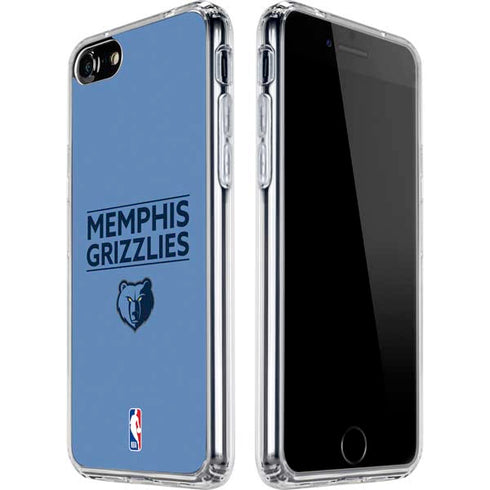NBA Memphis Grizzlies Standard - Light Blue iPhone SE (2nd & 3rd Gen) Clear Case
