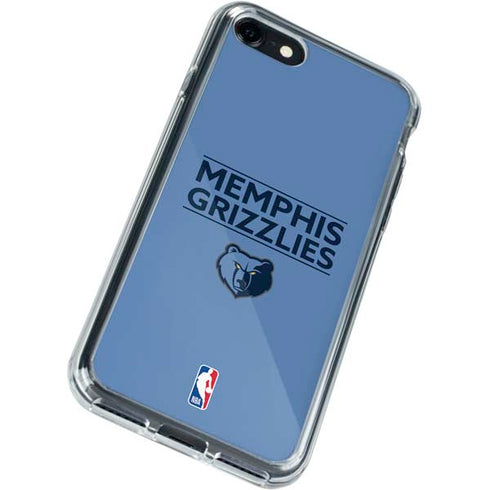 NBA Memphis Grizzlies Standard - Light Blue iPhone SE (2nd & 3rd Gen) Clear Case