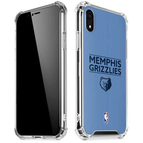 NBA Memphis Grizzlies Standard - Light Blue iPhone XR Clear Case