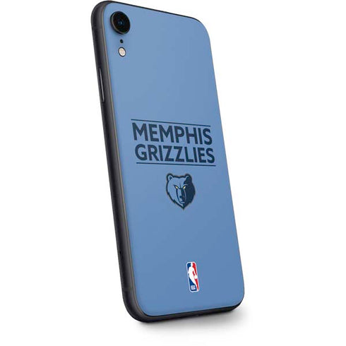 NBA Memphis Grizzlies Standard - Light Blue iPhone XR Skin