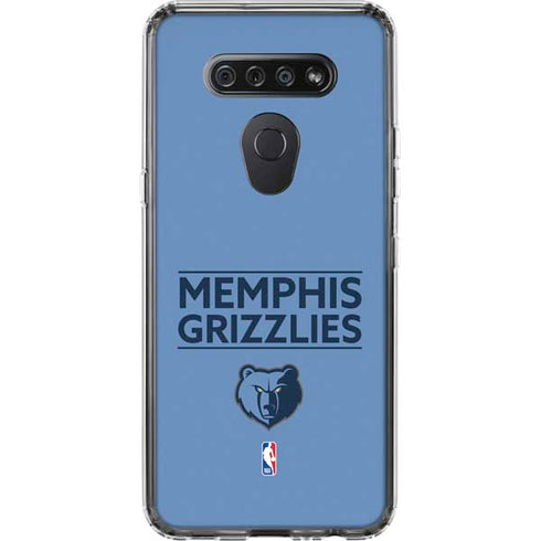 NBA Memphis Grizzlies Standard - Light Blue LG K51/Q51 Clear Case