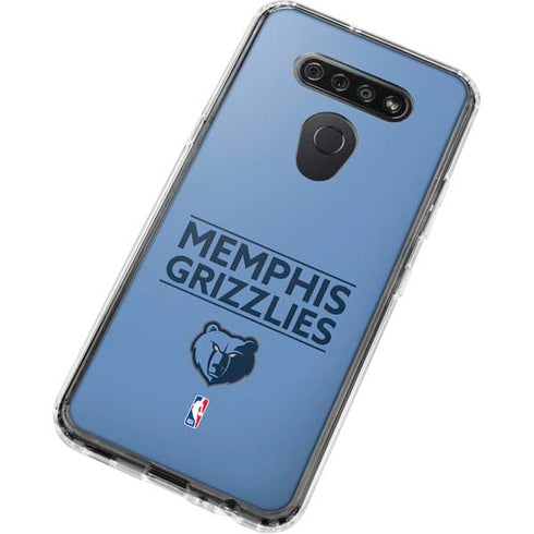 NBA Memphis Grizzlies Standard - Light Blue LG K51/Q51 Clear Case