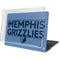 NBA Memphis Grizzlies Standard - Light Blue MacBook Pro 15in (2016-19) Case plus Skin