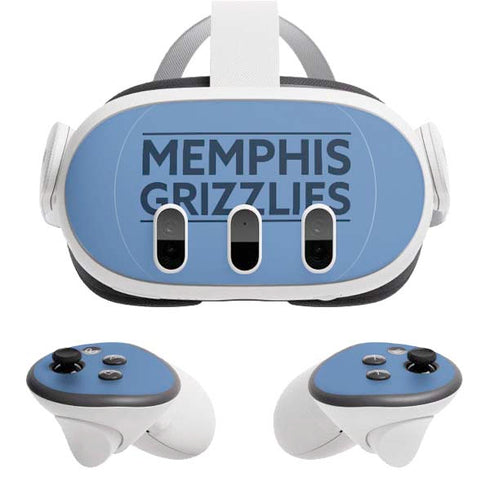 NBA Memphis Grizzlies Standard - Light Blue Meta Quest 3 Skin