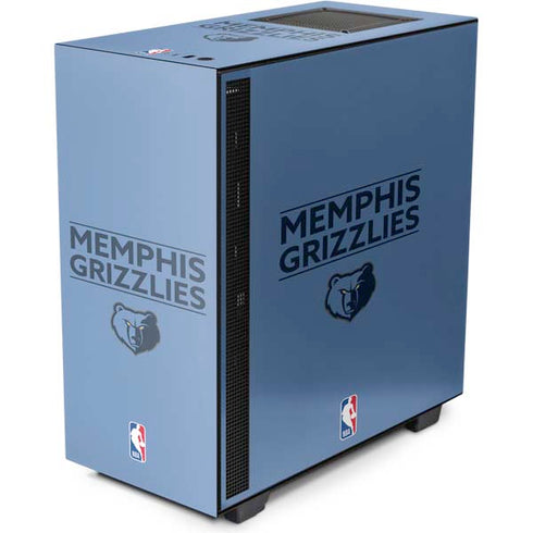 NBA Memphis Grizzlies Standard - Light Blue NZXT H510 Compact ATX Mid-Tower Case Skin