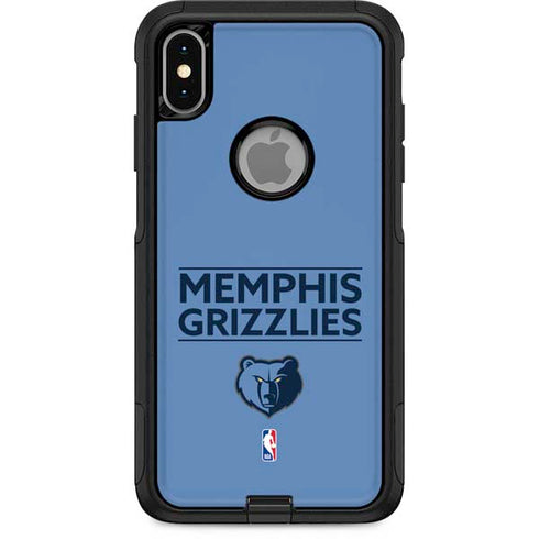 NBA Memphis Grizzlies Standard - Light Blue Otterbox Commuter iPhone Skin