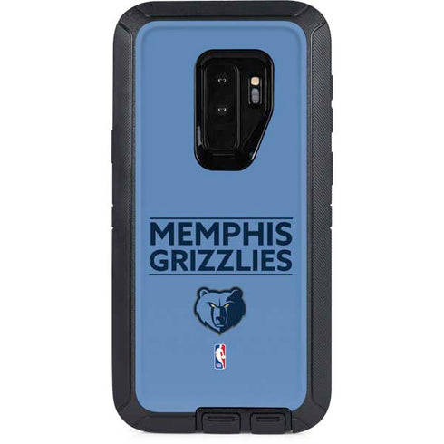 NBA Memphis Grizzlies Standard - Light Blue Otterbox Defender Galaxy Skin