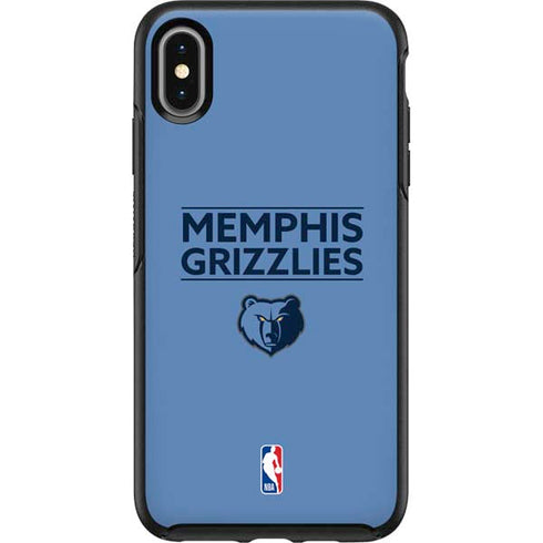 NBA Memphis Grizzlies Standard - Light Blue Otterbox Symmetry iPhone Skin