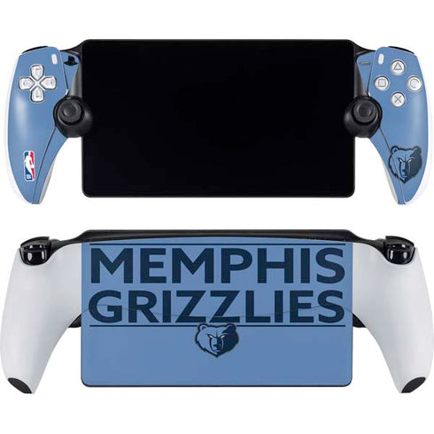 NBA Memphis Grizzlies Standard - Light Blue PlayStation Portal Remote Player Skin