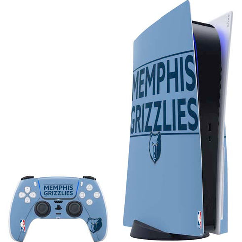 NBA Memphis Grizzlies Standard - Light Blue PS5 Bundle Skin