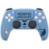 NBA Memphis Grizzlies Standard - Light Blue PS5 Controller Skin