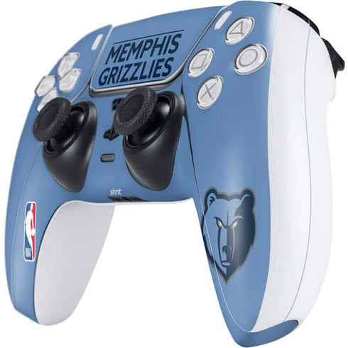 NBA Memphis Grizzlies Standard - Light Blue PS5 Controller Skin