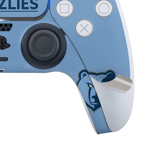 NBA Memphis Grizzlies Standard - Light Blue PS5 Controller Skin