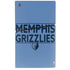 NBA Memphis Grizzlies Standard - Light Blue PS5 Slim Digital Edition Console Skin