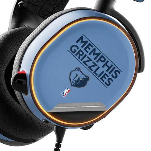 NBA Memphis Grizzlies Standard - Light Blue SteelSeries Arctis 3 Skin