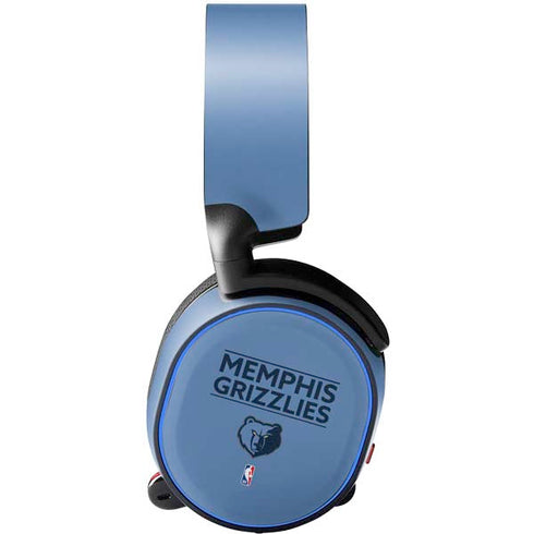 NBA Memphis Grizzlies Standard - Light Blue SteelSeries Arctis 5 Skin