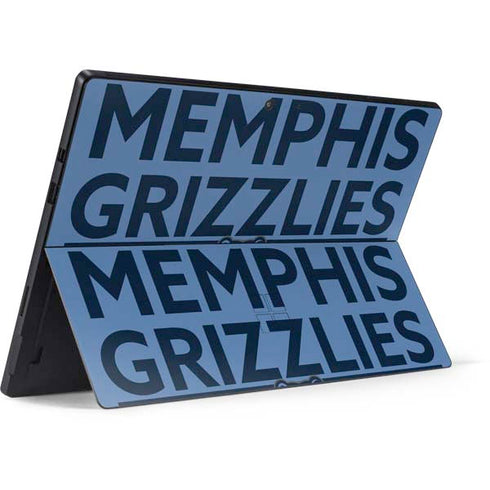 NBA Memphis Grizzlies Standard - Light Blue Surface Pro 7 Skin