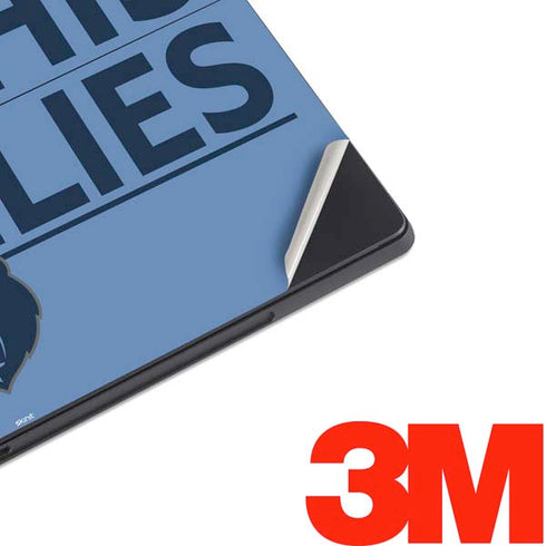 NBA Memphis Grizzlies Standard - Light Blue Surface Pro 7 Skin
