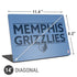 NBA Memphis Grizzlies Standard - Light Blue Universal Laptop 14in (11.4 x 8.2in) Skin