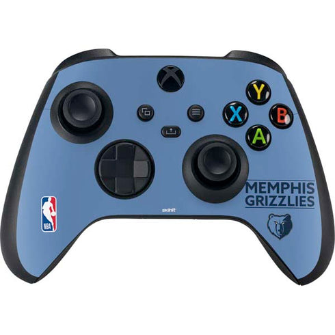 NBA Memphis Grizzlies Standard - Light Blue Xbox Series X Controller Skin