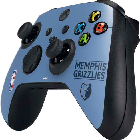 NBA Memphis Grizzlies Standard - Light Blue Xbox Series X Controller Skin