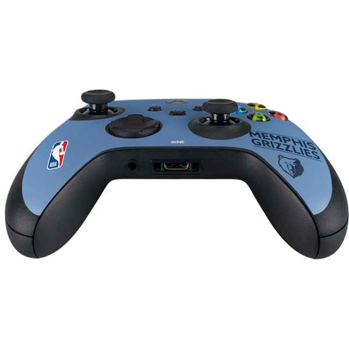 NBA Memphis Grizzlies Standard - Light Blue Xbox Series X Controller Skin