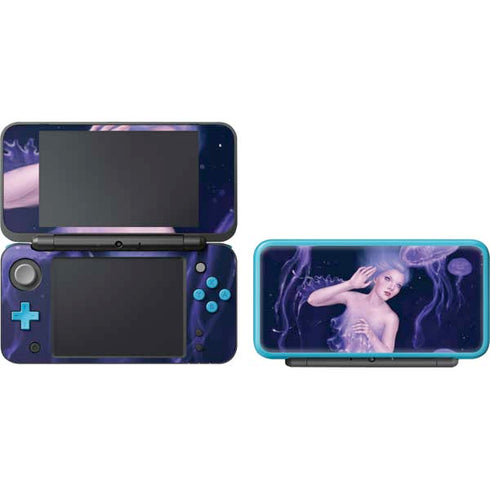 Rachel Anderson Mermaid and Jellyfish Nintendo 2DS XL (2017) Skin