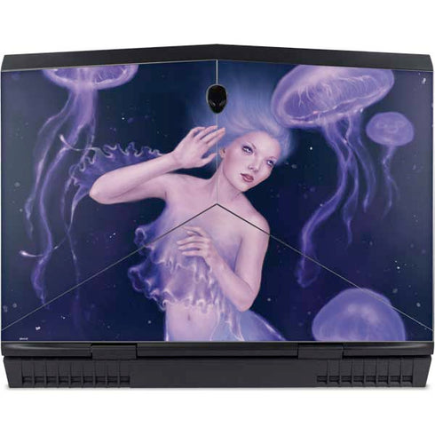 Mermaid and Jellyfish by Rachel Anderson Dell Alienware Skin