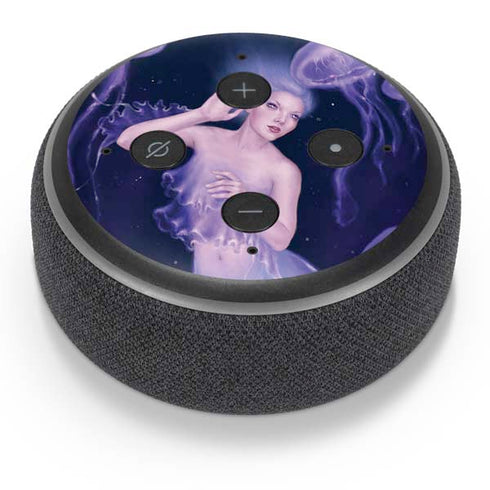 Rachel Anderson Mermaid and Jellyfish Amazon Echo Dot Skin