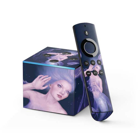 Rachel Anderson Mermaid and Jellyfish Fire TV Cube Skin
