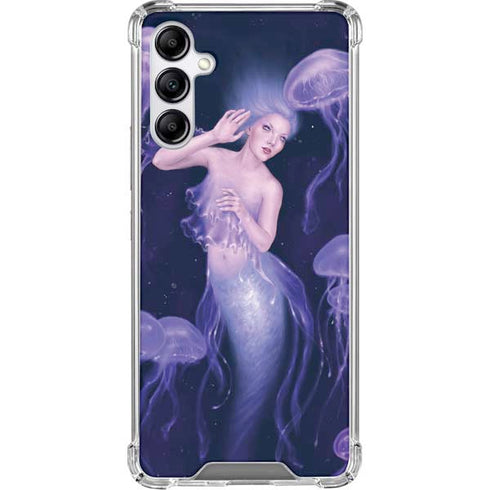 Mermaid and Jellyfish by Rachel Anderson Galaxy A15 5G Clear Case