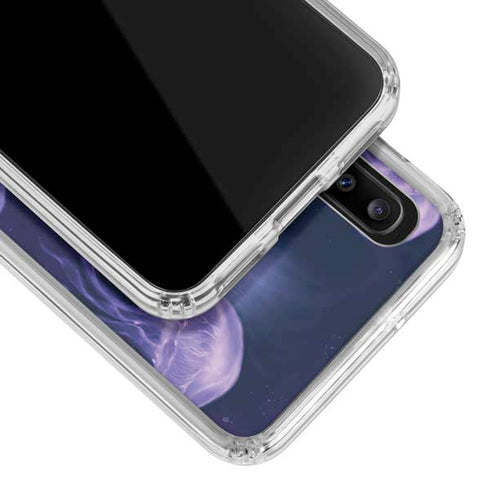 Rachel Anderson Mermaid and Jellyfish Galaxy A30 Clear Case